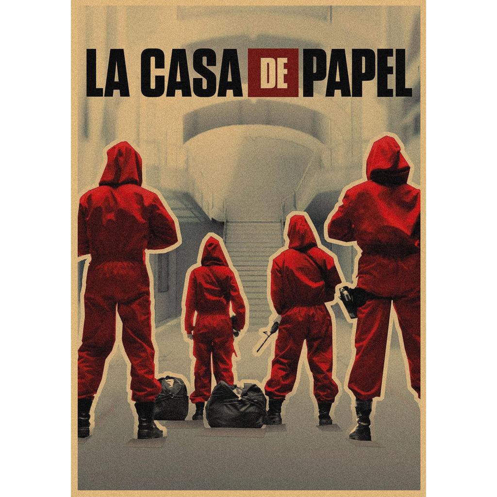 Vintage European & American Movie Posters: Retro Kraft Paper Wall Art for Bar, Cafe, Restaurant Decor.