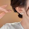 Fashionable Faux Pearl Stud Earrings - Elegant Versatile Jewelry for Women, Trendy Internet Celebrity Style with Creative Personality