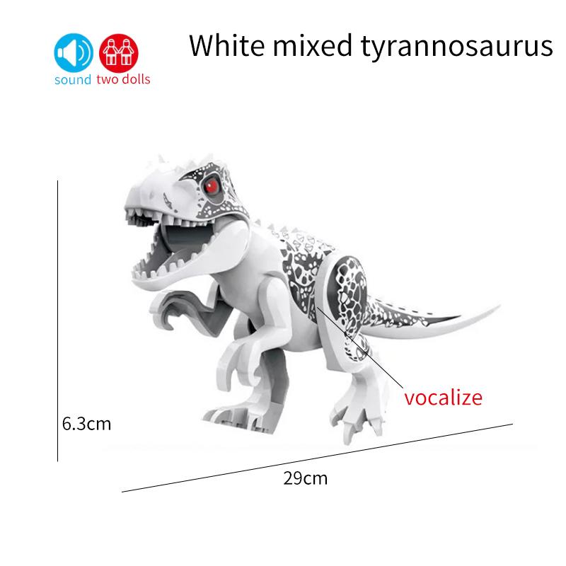 

Non-Toxic Creative Sound Jurassic World 2 Dinosaurs Figures Stygimoloch Building Blocks Bricks Compatible Diy Toys For Kids Christmas Gift