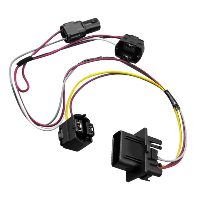 For Mercedes-Benz E430 E320 W210 1999-2002 Headlight Wiring Harness Left and Right Sides Male Plug 3 P 2108203761