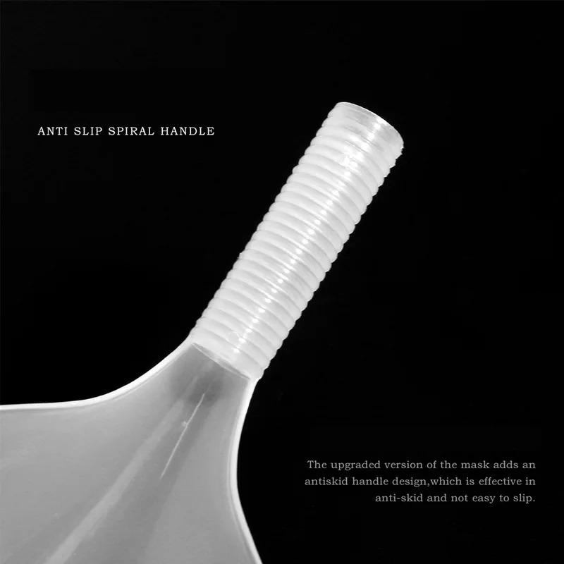 Transparente Kunststoff-Gesichtsschutzhaube für Friseursalons und Friseursalons – wasserdichte Sprühschutzhaube für Gesicht und Augen