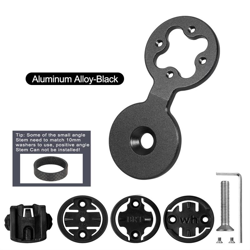 Bicycle Computer Holder Bike Stopwatch GPS Mount Stem Top Cap Computer Holder Phone Holder For Garmin Bryton Cateye Wahoo2