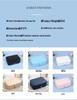 Compact Dustproof Jewelry Box for Earrings, Necklaces, and Rings - Double Layer Antioxidant Storage Solution