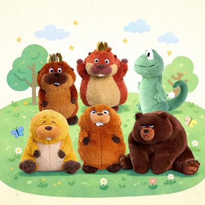 Hoppers Kuscheltier Neue Anime-Merchandise Biber-Verwandlung Stofftier Weiches Sammler-Plüschtier Für Kinder Geburtstagsgeschenk