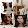 Singer MMegan Fox Cushion Cover Pillow Cover Decor Pillowcase Printed Cushion Case For Couch