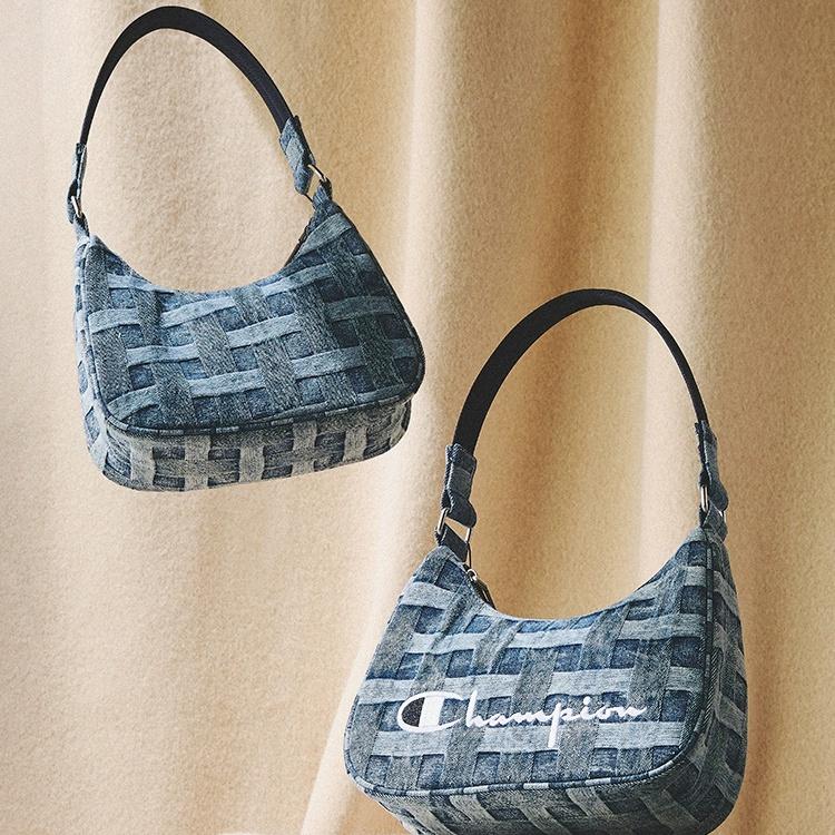 New Champion Fabric Backpack Handbag, Shoulder Bag Small Unisex Blue U4CACPU57M8