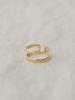 Novice Tokyo Uneven & Double Rings 2 Set / Gold