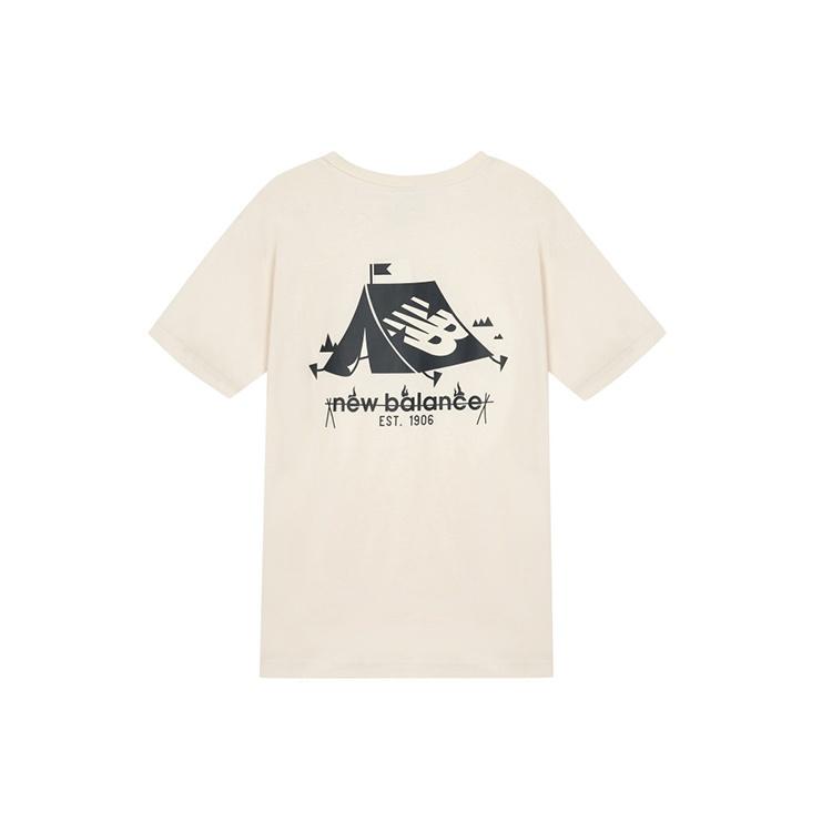New Balance Safari T-Shirt Asia Sizing Cream White Unisex AMT12356-PLW L