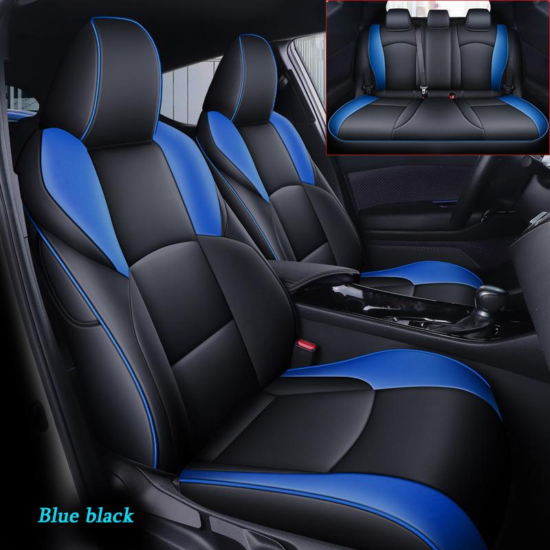 Car Styling Seat Cover For Toyota CHR 2018 2019 2020 2025 2025 2025 2025 Protecting Seat Cushion Leather Accessories -Full sets