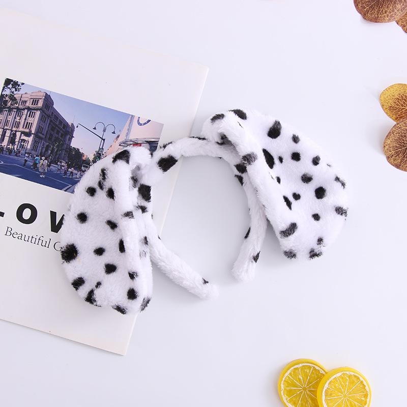 Custom Kids Cosplay Costume Accessories Animal Puppy Dog Ears Headband Parties for Children белый