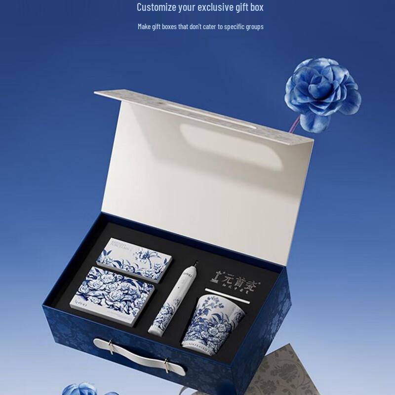 AiYou T19 Сине-белый фарфоровый набор зубных щеток в подарок