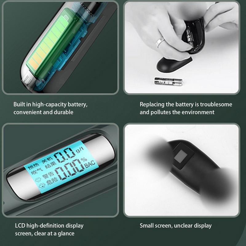 Breathalyzers For Alcohol Professional Tester Alcohol Breathalyzer Personal Breathalyzers Alcohol Detector Portable Breathalyzer
