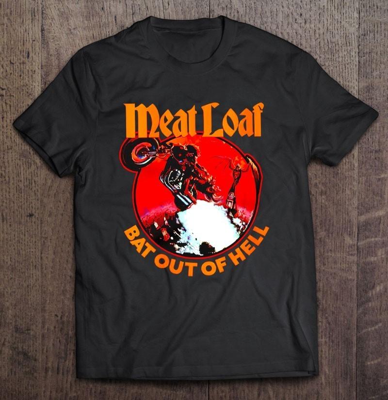 New Rare Meat Loaf Bat Out Of All Size Gift Funny Shirt All Size