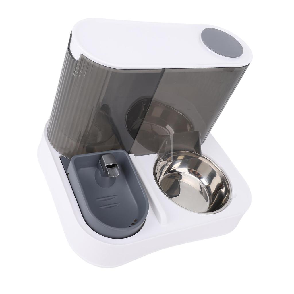 Hrănitor și Distribuitor de Apă 2 în 1 pentru Câini, Etanș, Menține Prospețimea pe Termen Lung, Hrănitor Automat pentru Animale de Companie