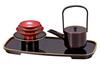 Yamanaka Uruma New Sake 3861 Lacquerware, Lacquerware, Oval, Year's Cup, Uruma-buchi Gold-lacquerware,