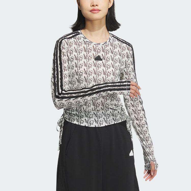 Adidas Dance Long Sleeve T-Shirt Women Tops White JI9791