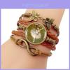 Elegante Bracciale con Pietra del Tempo e Motivo Ballerina per Donna Gioielli Intrecciati Vintage con Farfalla e Simbolo dell'Infinito
