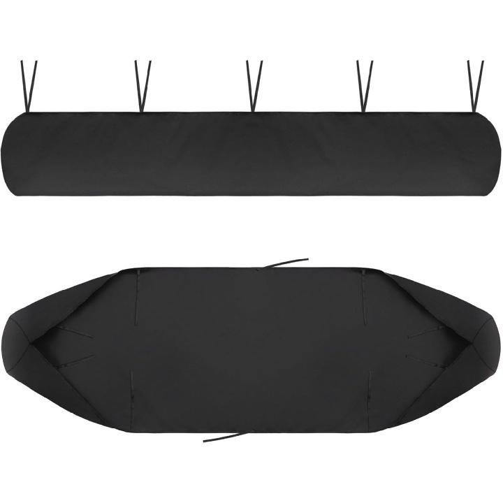 Waterproof Awning Storage Cover - 420D Oxford Cloth Protective Rain and Snow Cover for Retractable Awnings (4m / 13.12ft,Black)