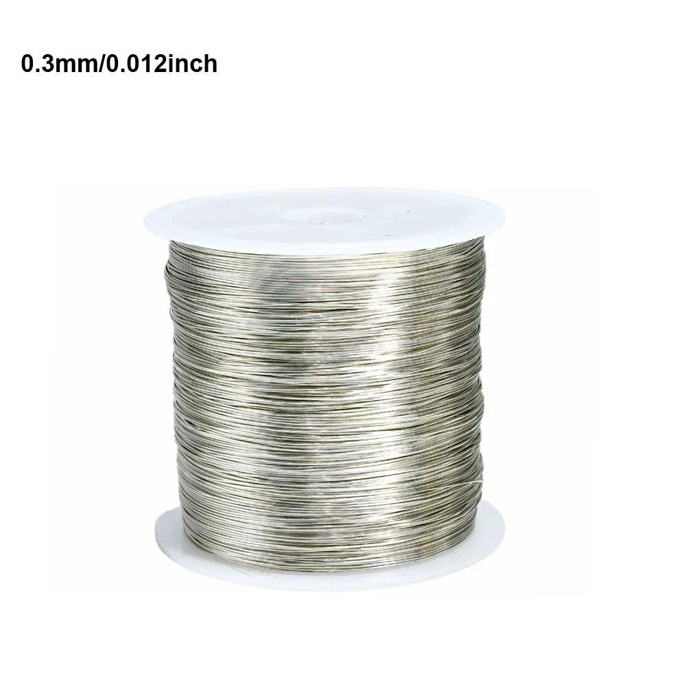 

1-6pcs 100M 0.3/0.4mm Golds Silver Black Light Golden KC Golden Color Metal Wire For DIY non fading bead string jewelry cord 1 roll