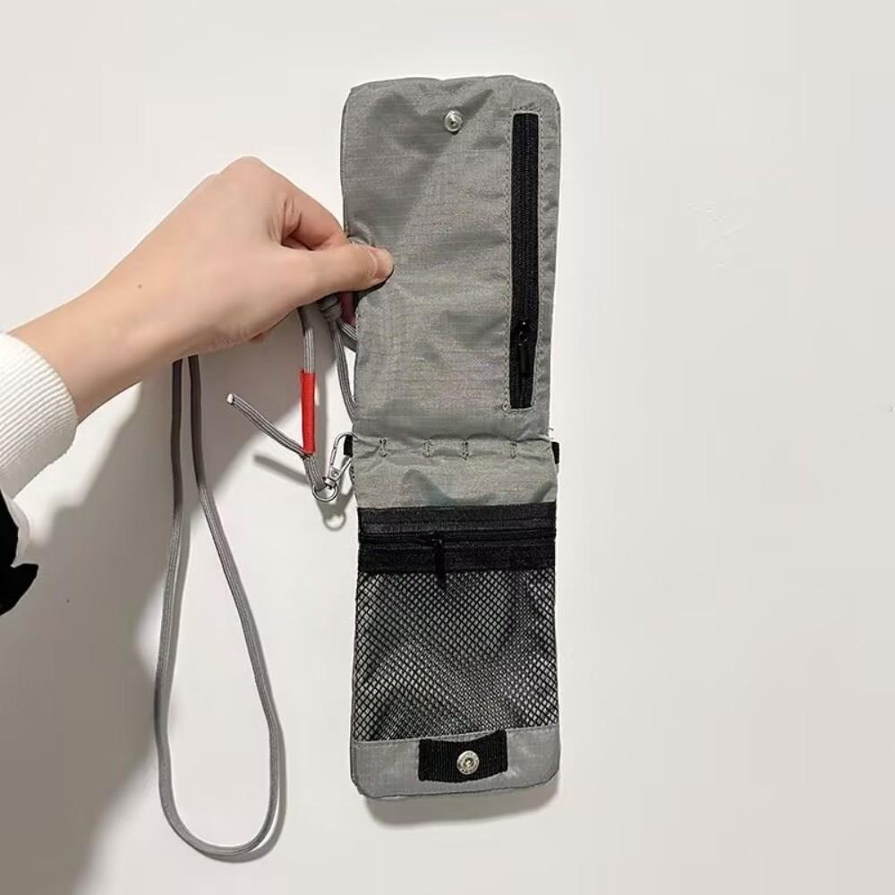 Oxford Cloth Travel Passport Holder Large Capacity Sports Shoulder Bag Crossbody Bag Travel