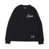 Jordan Bluza męska Paris Saint-Germain Casual z nadrukiem literowym, z okrągłym dekoltem i długim rękawem, czarna DB6513-010