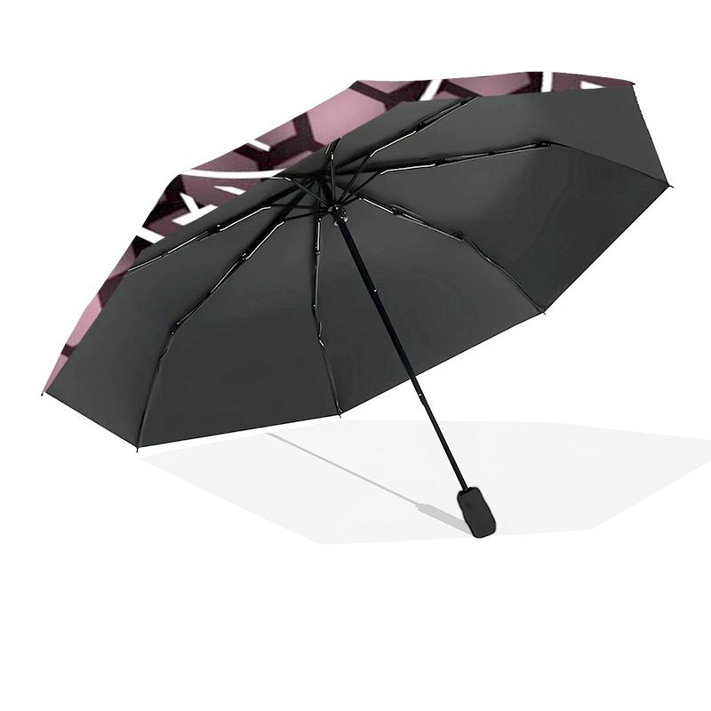 Inter Mi-ami Fc Emblem Printed Automatic Umbrella, 8-Frame for Travel, camping, Casual Umbrella, Essential Gift for  for family and friends