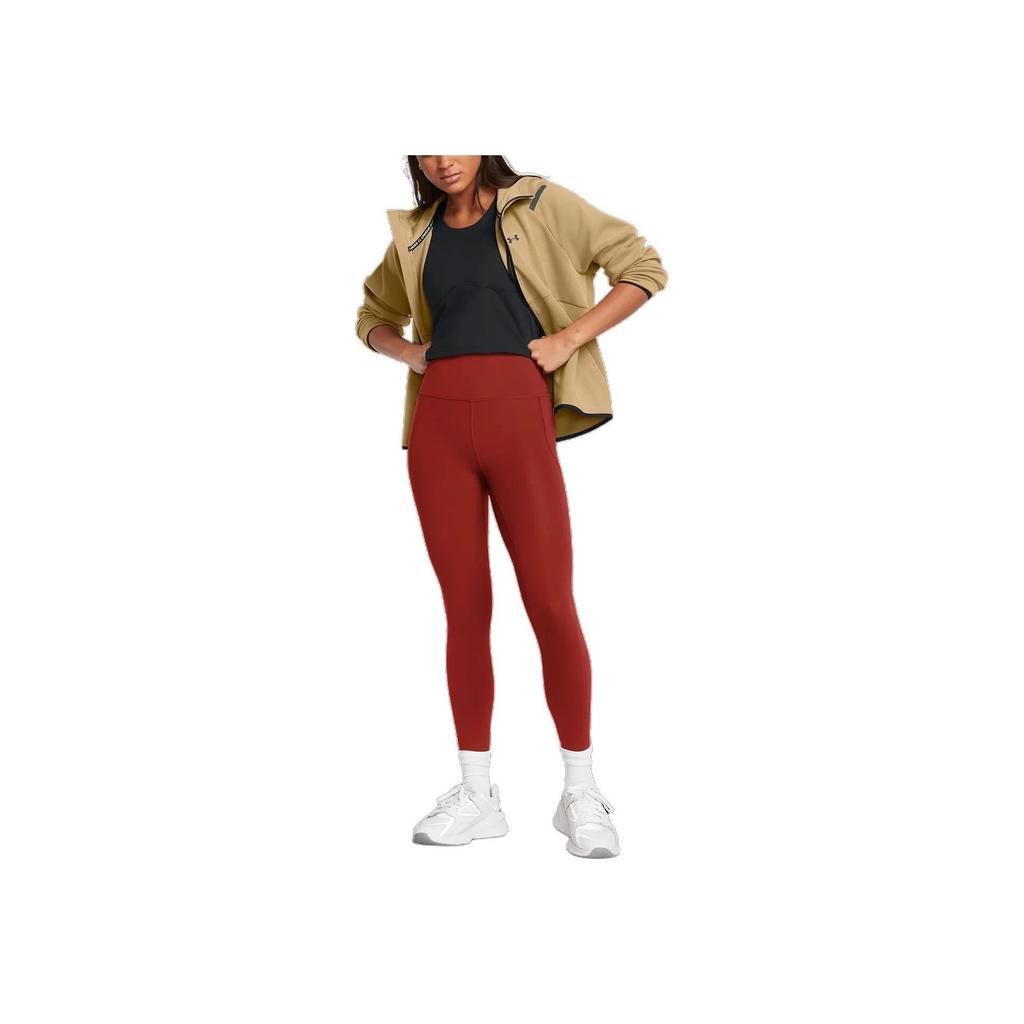 Under Armour Unstoppable Fashion Sports Comfortable Hooded Jacket Women Jackets Camel-Brown 1379842-263