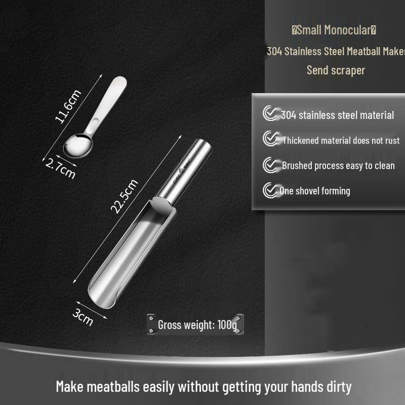 MUTTI 304 Stainless Steel Meatball & Croquette Maker