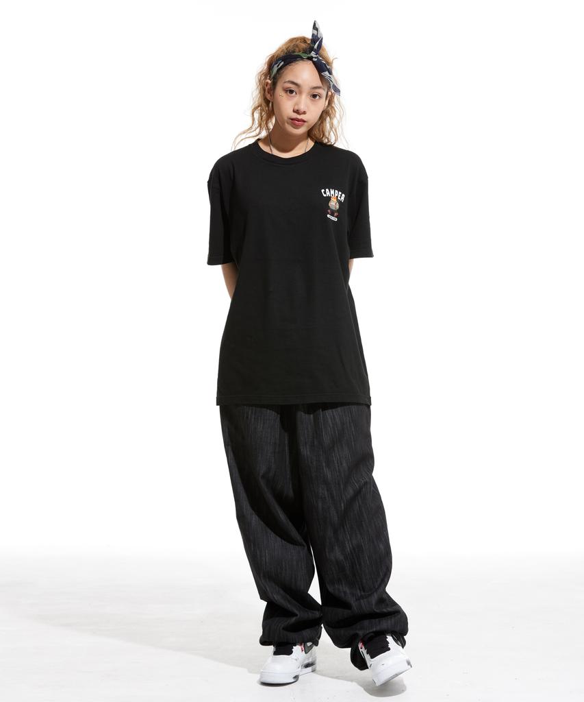 CREAM SODA LAB Small Logo Paku & Gray Short Sleeve T-Shirt Set
