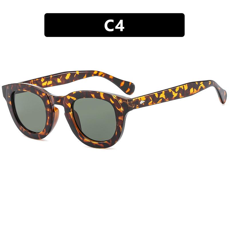 

Retro Round Small Frame High-end Men s And Women s Sunglasses Outdoor New Trend UV400 Goggles Shades Resistant Sunglasses