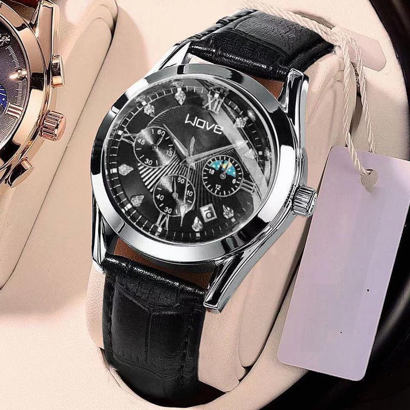 WOVE Men s Luminous Waterproof Multi-Function Quartz Sports Watch Bare Watch