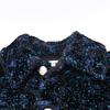 Bottega Veneta Black/Blue 686158 Chenille Blue Jacket Jacket 38 Black / blueUsed