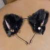 Animal Fox Cats Dog Ears Shape Headband and Choker Halloween Cosplay Costume Party Accessories for Adult and Children