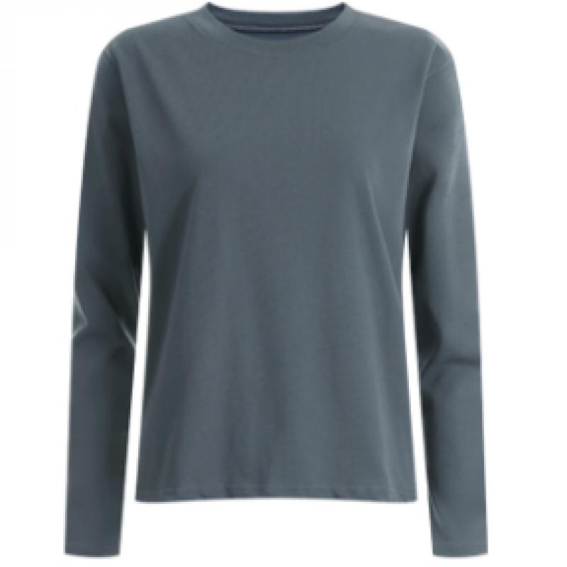 Shop   Women S Solid CoTTon Slim Long Sleeve T ShirT Black Dai wSh 12093