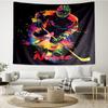 Custom Name ice hockey Print Tapestry, Backdrop, Easy Setup, Ideal for Bedroom, Office & Living Room, with Aesthetic Wall Hanging Decor.