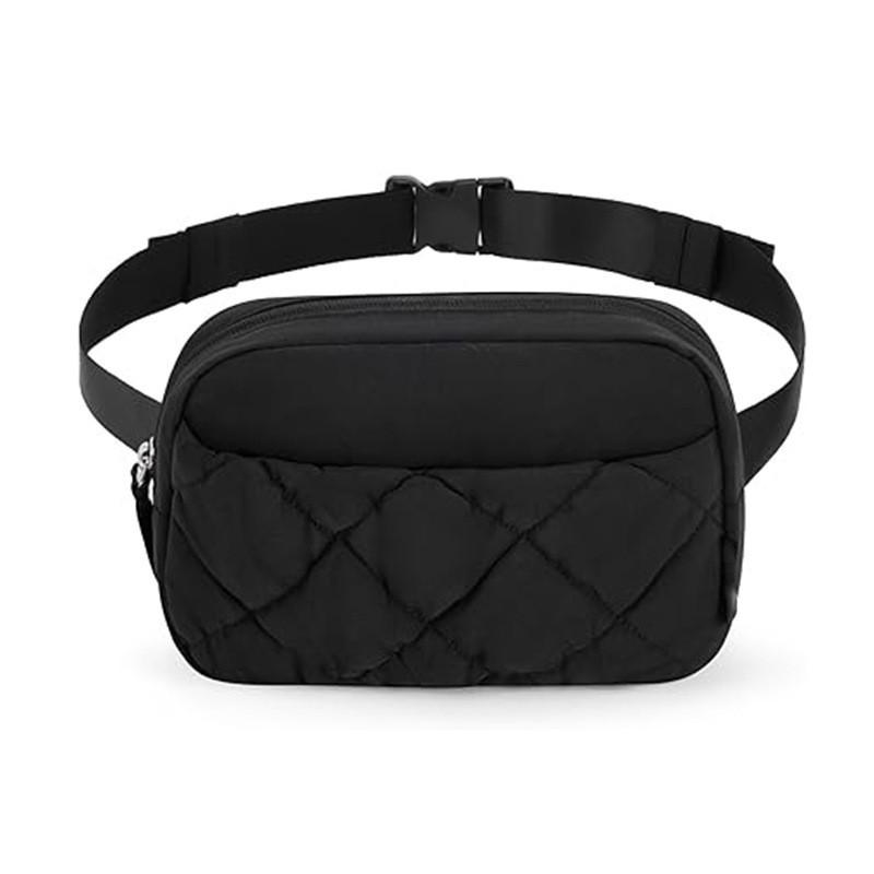 Stylish Travel Fanny Pack With Adjustable Strap And Quilted Design For Women