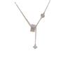Light Luxury Niche Design High-end Sense Small Waist Four-leaf Flower Necklace Fringed Sweet Temperament Fashionable Versatile Collarbone Chain