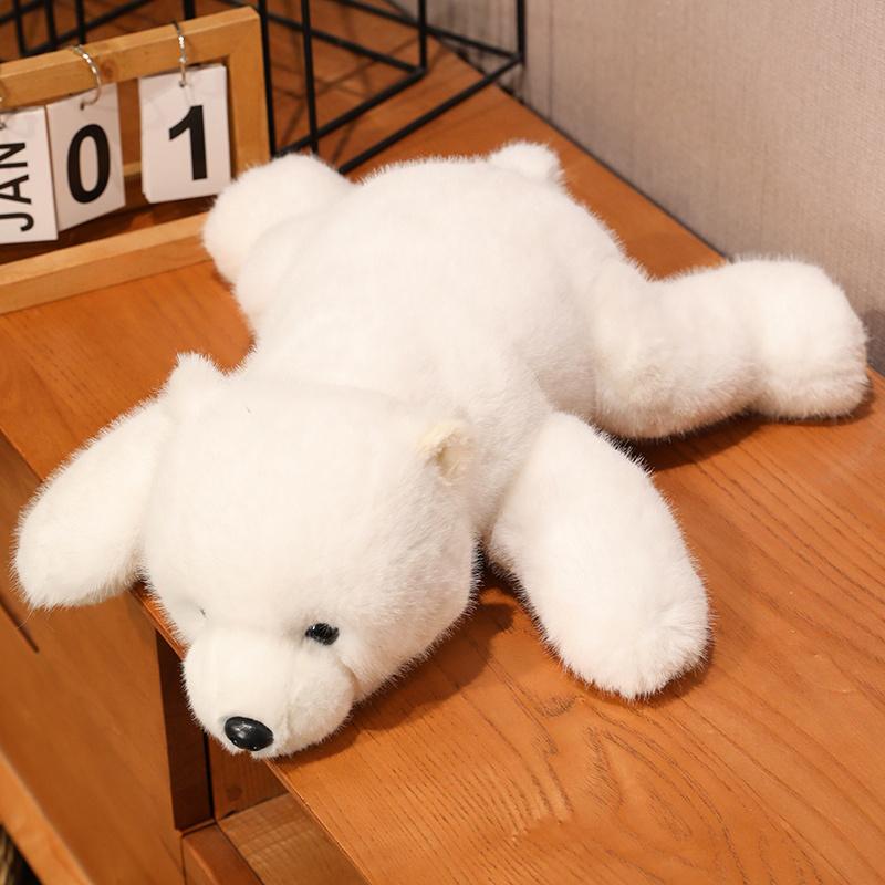 30/45/65cm Bear Plush Toy Imitates Brown Bear Polar Bear Giant Panda Arm Weighted Plush Animal Soft Companion Gift