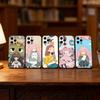 Cute Girl Painting Phone Case For iPhone 17, 16,15,14,13,12,11 Plus,Pro Max, Others Soft Black Cover
