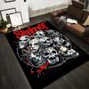 Goldenes Judas Priest Logo Teppich Design Rutschfester Teppich geeignet für Wohnzimmer und Schlafzimmer Sofas