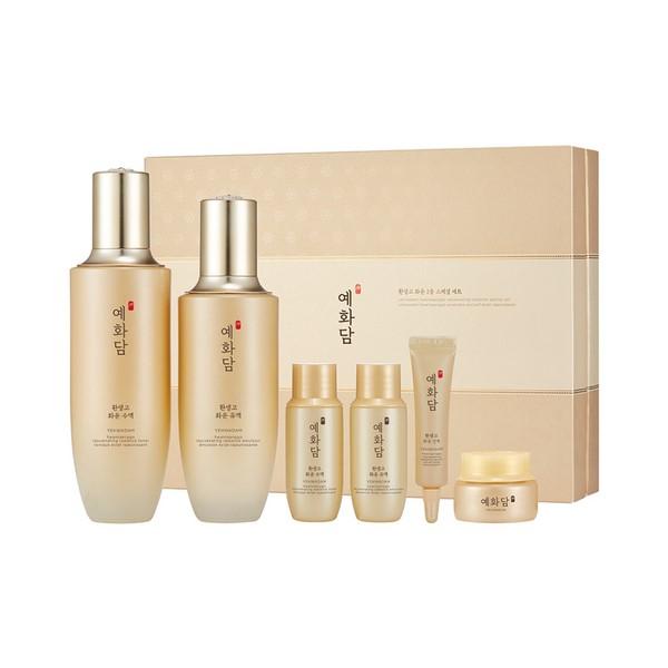 The Face Shop Yehwadam Hwansaenggo Verjüngende Ausstrahlung 2-teiliges Set (Toner 160 ml + Emulsion 140 ml + Toner 32 ml + Emulsion 32 ml + Serum 8 ml + Creme 10 ml)