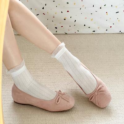 Sanfte Ballerina-Damenschuhe Flats 2025 neu weichsohlige Mary Jane Einzelne Schuhe rot Einzelne Schuhe Herbst kleine duftende Damenschuhe
