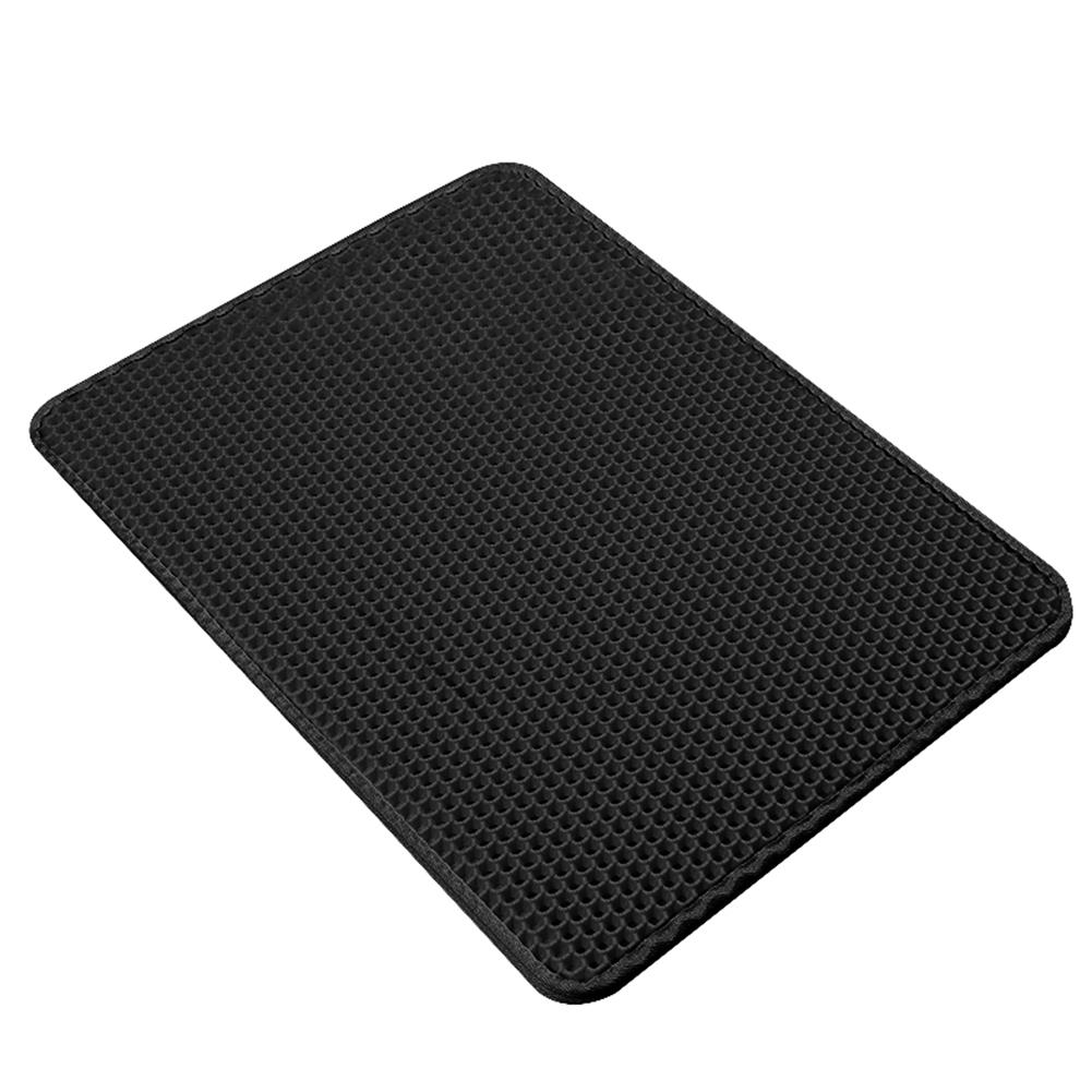 

Коврик для кошачьего туалета двухслойный водонепроницаемый в ассортименте 45X60CM чёрный