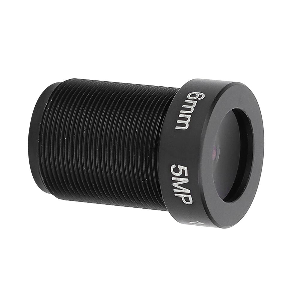 5MP Camera Lens High Definition 6mm Fixed Focal 1 2.5 Image Format M12 Mounts Surveillance