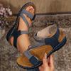 Summer Sandals Women's Light Sports Style Comfortable Rubber Band Large Size Sandals