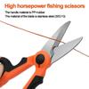 Hand Tool Fishing Scissor High Carbon Steel Electrician Scissors Scissors  Fishing Tool