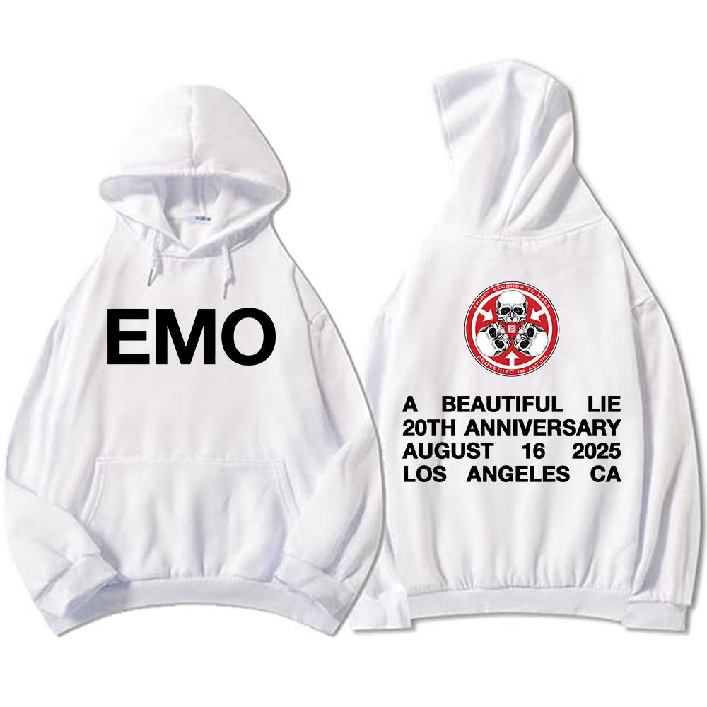 Rockband THIRTY SECONDS TO MARS Hoodies Grunge Mode Langarm Kapuzenpullover Männer Frauen Kleidung Streetwear Unisex Hoodie