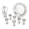 Wine Glasses Silver White European Style Home Decoration Classic Wine Glass Jug Set