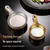 304 Stainless Steel Vinegar Dish with Handle for Sauces and Seasonings - Retro Style, Ideal for Barbecue and Hot Pot, Custom Logo Available.