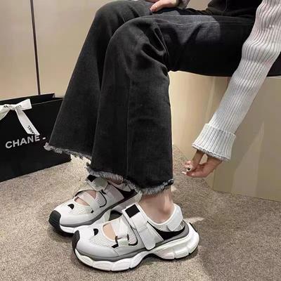 Summer Casual Sports Sandals for Women 2024 New Fashion Breathable Mesh Platform Women's Sandals Outdoor Wedge Ladies Sneakers